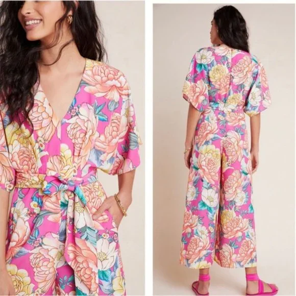 Farm Rio Eulalie Wide-Leg Jumpsuit - Picture 2 of 7